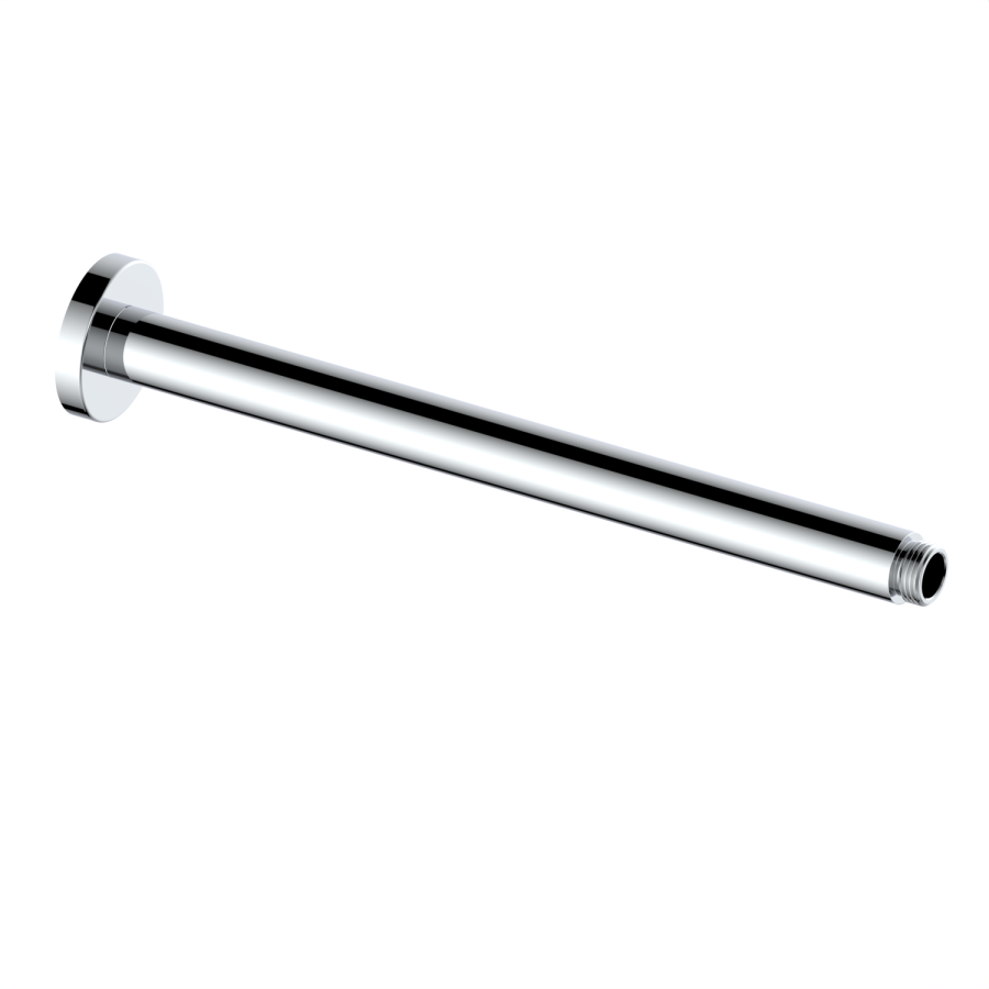 Chrome 1 Outlet Ceiling Mounted Thermostatic Mixer Shower Set - Flow