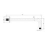 Chrome 2 Outlet Shower Bundle With Shower Head & Bath Spout - Zana