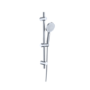 Chrome 2 Outlet Ceiling Mounted Thermostatic Mixer Shower Set with Hand Shower - Flow