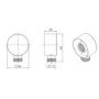 Chrome 2 Outlet Wall Mounted Thermostatic Mixer Shower Set with Hand Shower - Cambridge