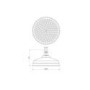 Chrome 2 Outlet Wall Mounted Thermostatic Mixer Shower Set with Hand Shower - Cambridge