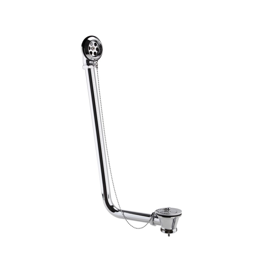 Chrome Traditional Exposed Bath Waste & Exposed Bath Trap - Park Royal