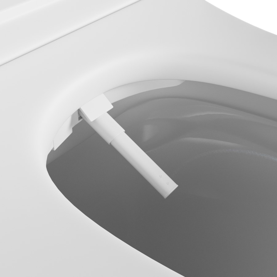 Addison Close Coupled Open Back Smart Bidet Japanese Toilet with Heated Seat - Purificare