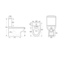 Addison Close Coupled Closed Back Smart Bidet Japanese Toilet with Heated Seat - Purificare