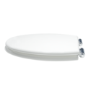 Close Coupled Traditional Low Level Short Projection Toilet with Wooden Soft Close Seat & Chrome Fittings - Park Royal