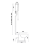 Traditional High Level Short Projection Toilet with Wooden Soft Close Seat - Park Royal