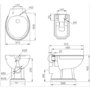 Traditional High Level Short Projection Toilet with Wooden Soft Close Seat - Park Royal