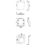 Close Coupled Comfort Height Short Projection Toilet with Soft Close Seat - Austin
