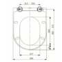 Close Coupled Comfort Height Toilet with Soft Close Seat - Pendle