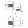 Arissa Brushed Brass Wall Outlet Elbow
