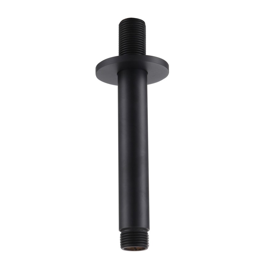 Black 1 Outlet Ceiling Mounted Thermostatic Mixer Shower Set - Arissa