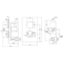 Black 1 Outlet Wall Mounted Thermostatic Mixer Shower Set - Zana