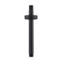 Zana Matt Black 250mm Slim Square Shower Head and Ceiling Arm