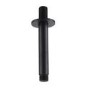 ONLY OPENED - Black 250mm Slim Round Shower Head and Ceiling Arm - Arissa