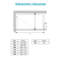 700mm Black Shower Screen for Wet Room & Walk In Shower with 300mm Hinged Flipper Return Panel – Corvus