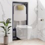 ONLY OPENED - Concealed Cistern 1170mm Pneumatic Frame with Brushed Brass Flush Plate - Elira