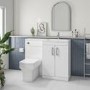 Back to Wall Rimless Toilet and Soft Close Seat - Ashford