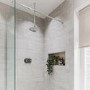 Chrome 1 Outlet Ceiling Mounted Thermostatic Mixer Shower Set - Camden