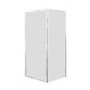 900x760mm Chrome 6mm Glass Rectangular Hinged Shower Enclosure - Carina