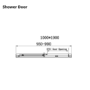 1000x700mm Chrome 6mm Glass Rectangular Sliding Shower Enclosure - Carina