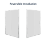 1000x800mm Chrome 6mm Glass Rectangular Shower Enclosure with Shower Tray - Carina