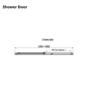 1700x800mm Chrome 6mm Glass Rectangular Sliding Shower Enclosure - Carina