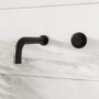Black One Outlet Valve With Wall Mounted Bath Spout - Arissa