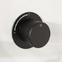Black One Outlet Valve With Wall Mounted Bath Spout - Arissa