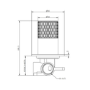 Black One Outlet Valve With Wall Mounted Bath Spout - Arissa