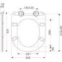 Wall Hung Rimless Toilet with Soft Close Seat, Matt Black Pneumatic Flush Plate, 1168mm Frame & Cistern – Newport