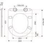 Wall Hung Rimless Short Projection Toilet with Soft Close Seat – Newport