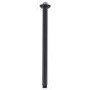 Black 2 Outlet Ceiling Mounted Thermostatic Mixer Shower Set with Hand Shower - Cambridge