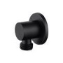 Black 2 Outlet Ceiling Mounted Thermostatic Mixer Shower Set with Hand Shower - Cambridge