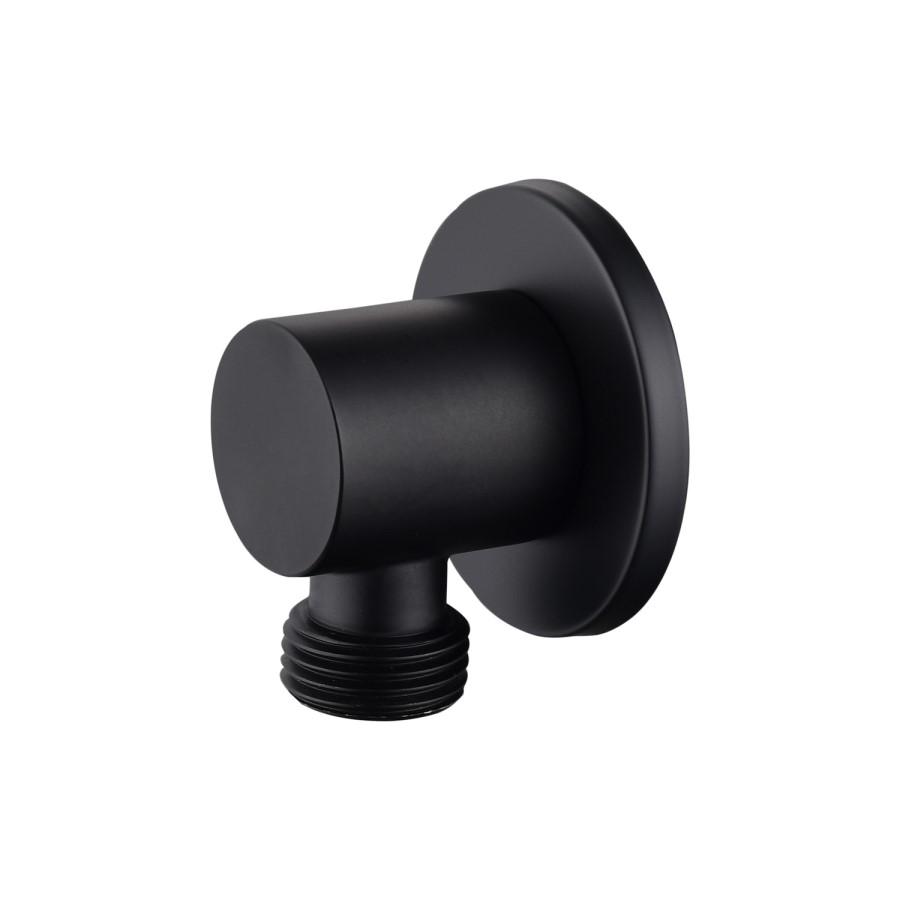 Black 2 Outlet Ceiling Mounted Thermostatic Mixer Shower Set with Hand Shower - Cambridge
