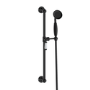 Black 2 Outlet Ceiling Mounted Thermostatic Mixer Shower Set with Hand Shower - Cambridge
