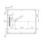 1000x800mm Rectangular Anti-Slip 30mm Slimline Black Stone Resin Shower Tray – Coast
