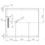 1000x900mm Rectangular Anti-Slip 30mm Slimline Black Stone Resin Shower Tray – Coast