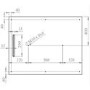 1200x800mm Rectangular Anti-Slip 30mm Slimline Black Stone Resin Shower Tray – Coast