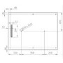 1200x900mm Rectangular Anti-Slip 30mm Slimline Black Stone Resin Shower Tray – Coast