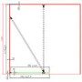 1400x900mm Bronze Walk-In Rectangular Shower Enclosure with Hinged Flipper Return Panel - Corvus