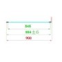 1400x900mm Chrome 8mm Glass Frameless Rectangular Sliding Shower Enclosure - Denver