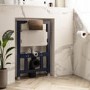 Wall Hung Toilet with Soft Close Toilet Seat, Brushed Bronze Flush Plate, 820mm Frame & Cistern - Albi