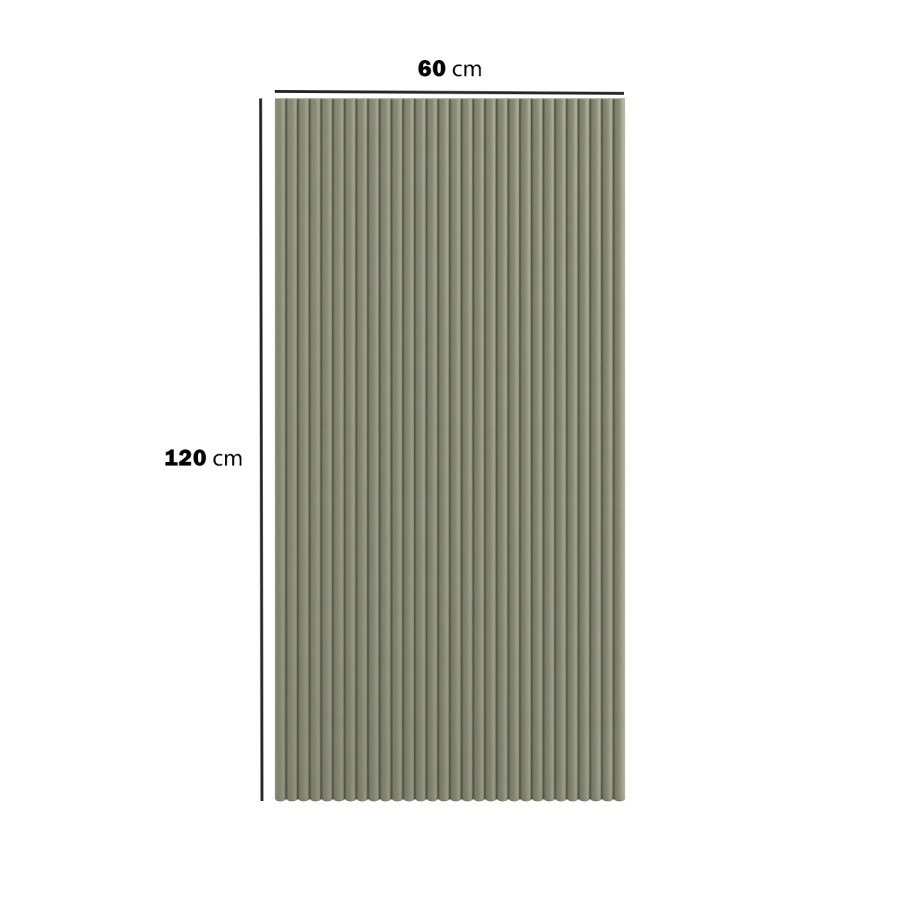 Paintable Fluted Wall Panel - 120cm x 60cm - Delamere