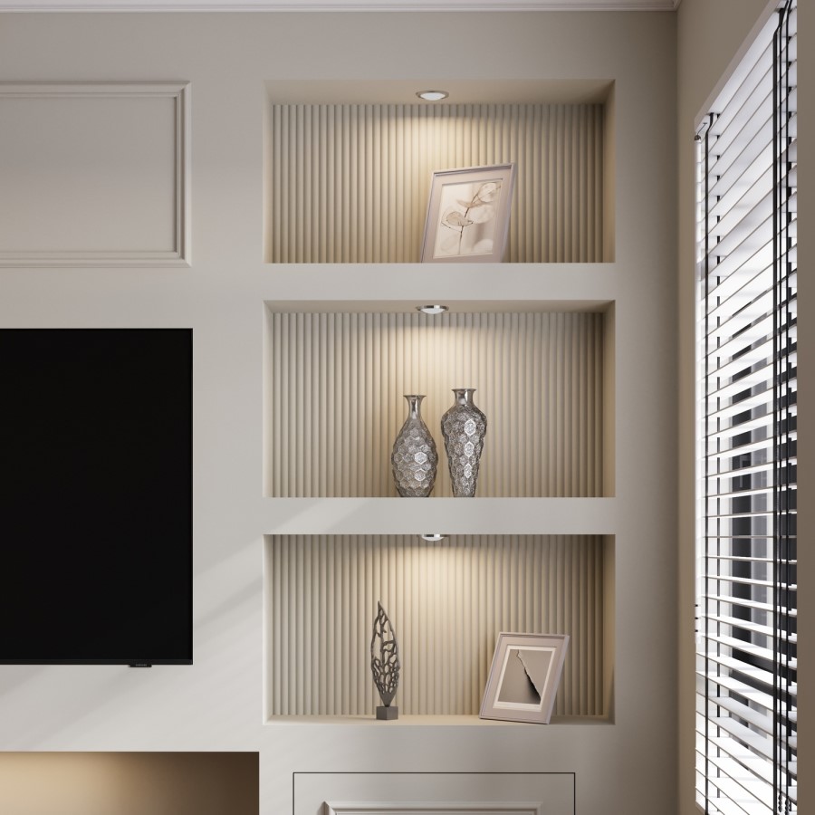 Paintable Fluted Wall Panel - 240cm x 60cm - Delamere