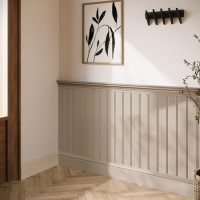 Paintable Tongue & Groove Wall Panel - 80cm x 60cm - Delamere