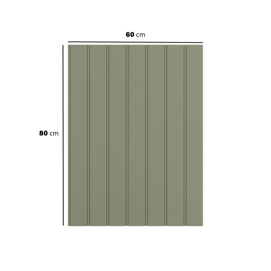 Paintable Tongue & Groove Wall Panel - 80cm x 60cm - Delamere