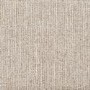 Round Walnut Dining Table Set with 4 Beige Upholstered Chairs - Seats 4 - Hana