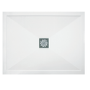 1400x900mm Rectangular 25mm Slimline White Stone Resin Shower Tray – Harmony