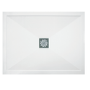 1700x700mm Rectangular 25mm Slimline White Stone Resin Shower Tray – Harmony