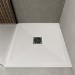 900x900mm Square 25mm Slimline White Stone Resin Shower Tray – Harmony
